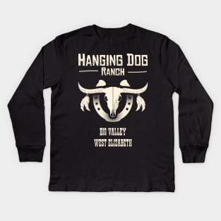 Hanging Dog Ranch Kids Long Sleeve T-Shirt